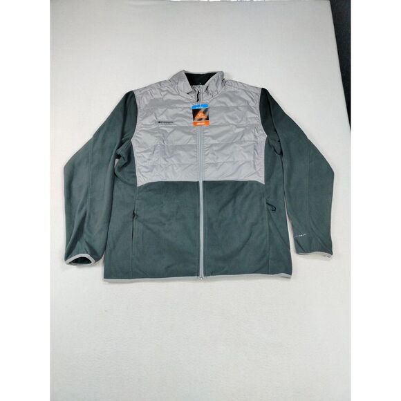 Columbia Other - Columbia Fleece Men's XL Green Basin Butte Omni‎ Heat Gorpcore Outdoors Hiking